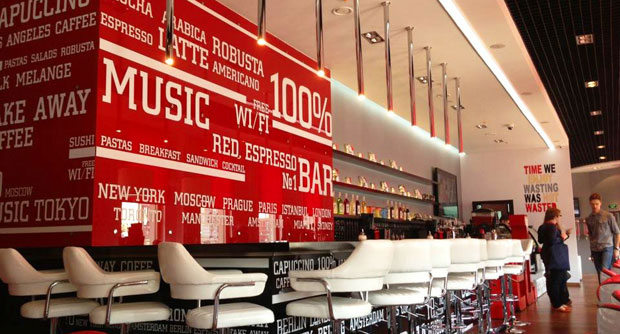 Red Espresso Bar - Barrikadnaya. Restaurants Moscow